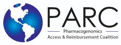 Pharmacogenomics Access & Reimbursement Coalition (PARC) Logo Logo of PARC, the Pharmacogenomics Access & Reimbursement Coalition.